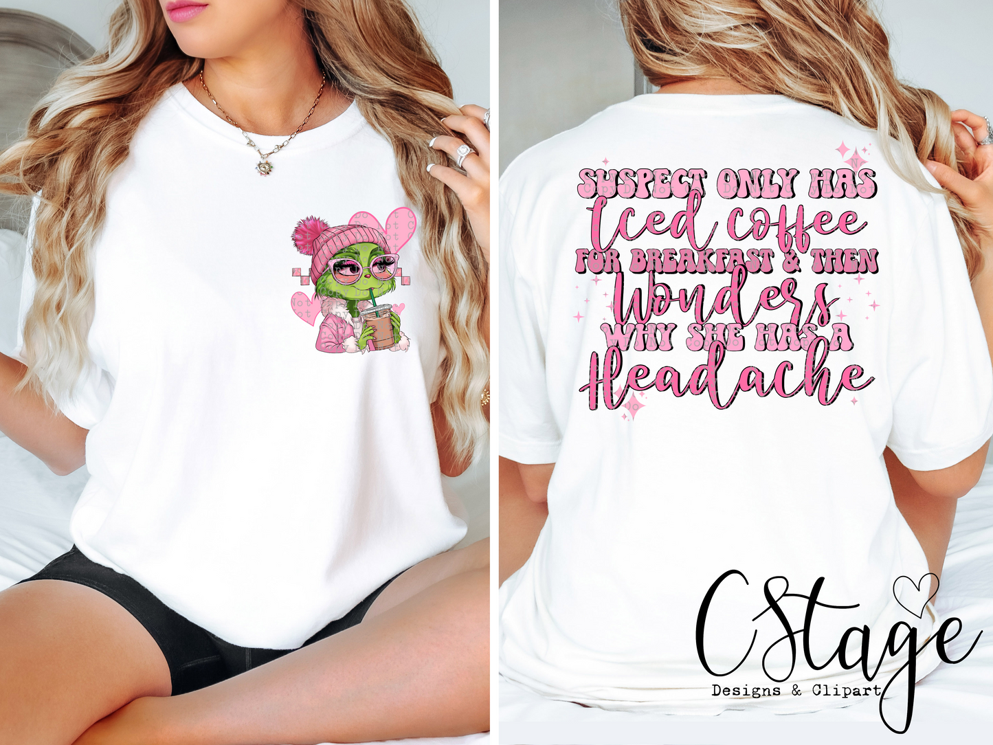 Suspect Iced Coffee Digital Image PNG