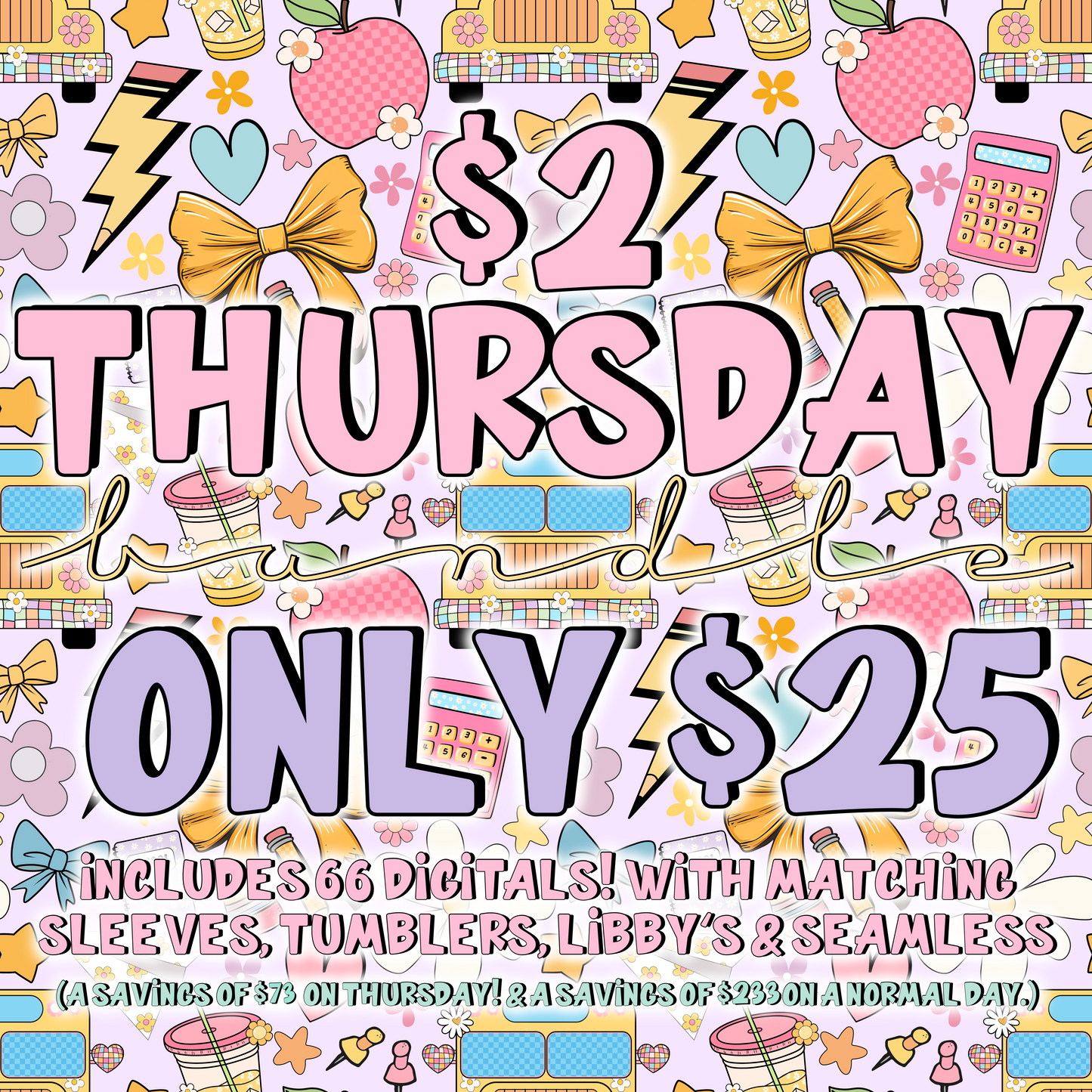 $2 Thursday Bundle Digital Image PNG