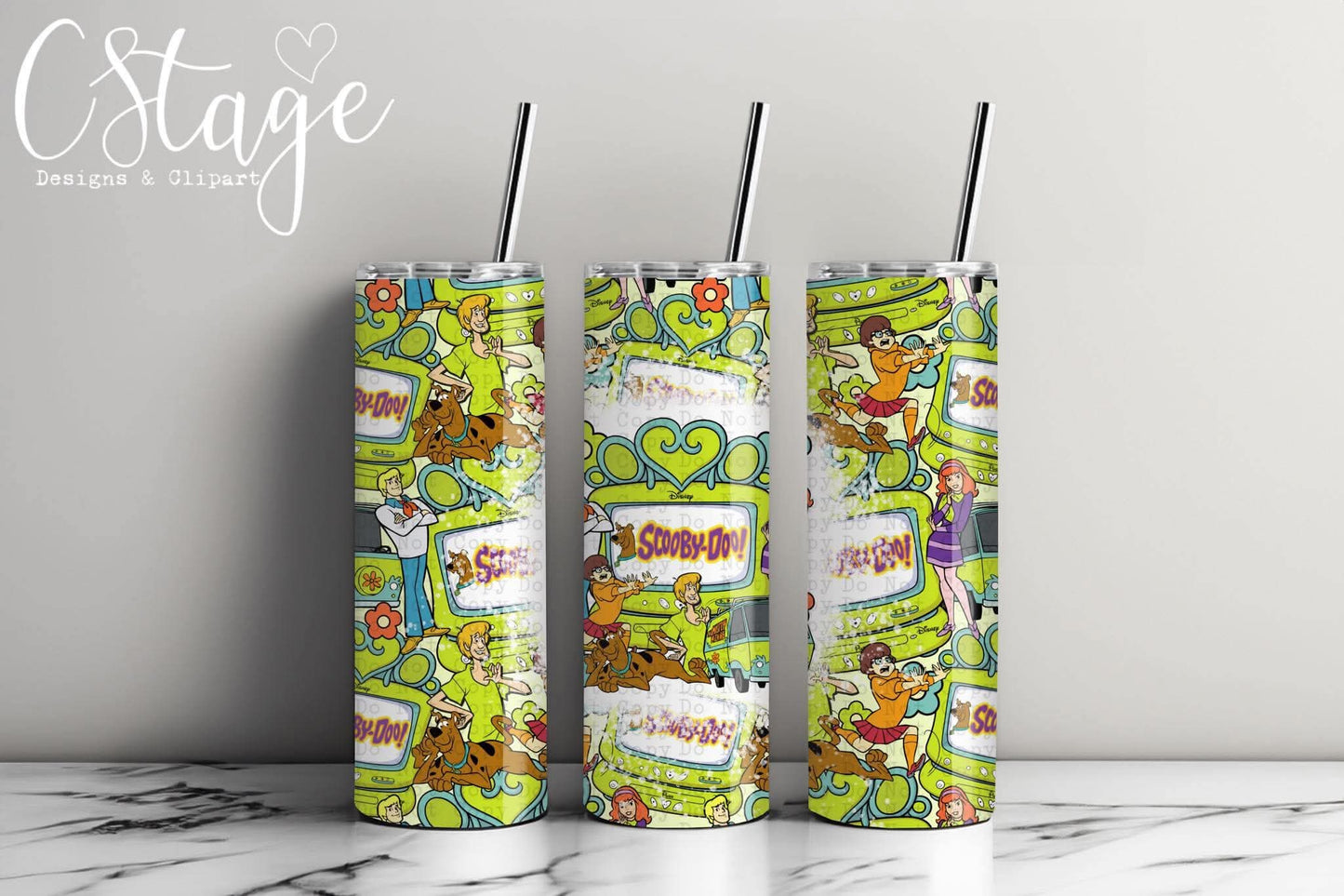 SD SCOOB Digital Image PNG Tumbler
