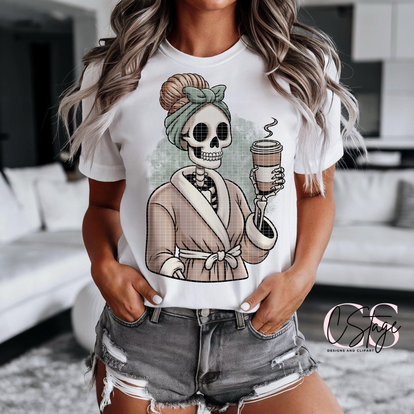 Messy Bun Digital Image PNG