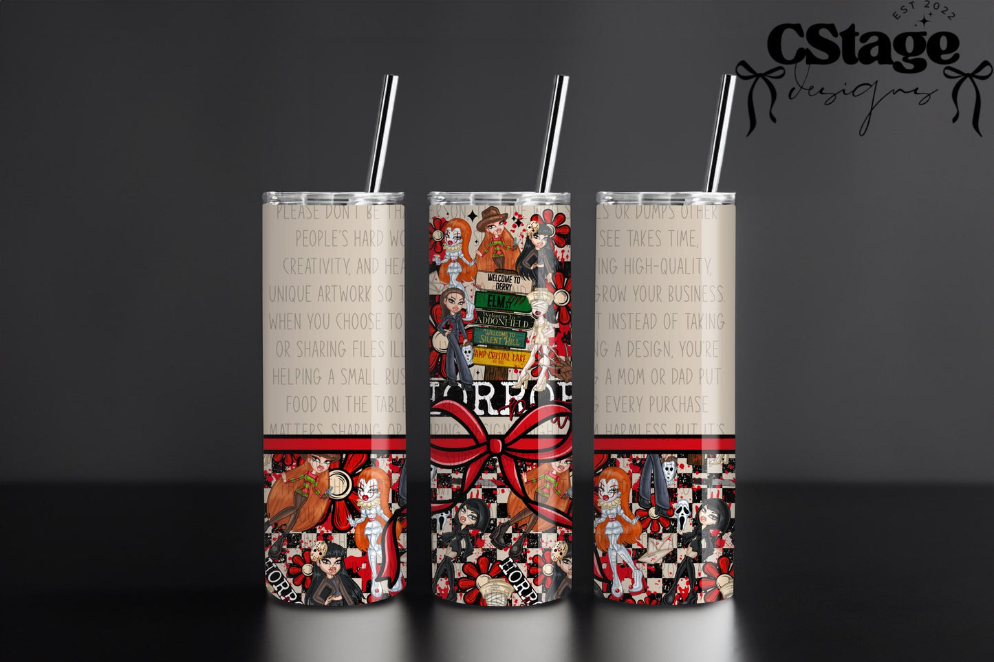 Horror Dollz Tumbler