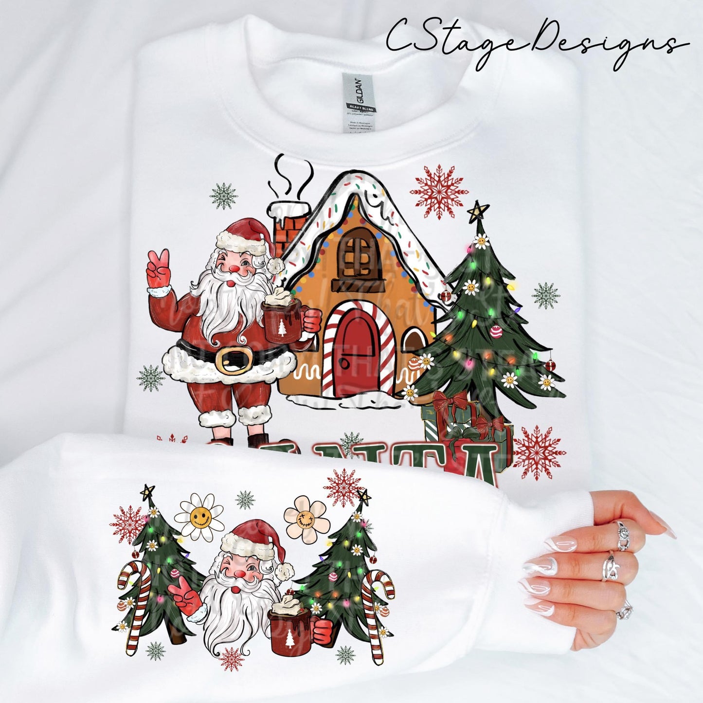 Santa Baby Digital Image PNG