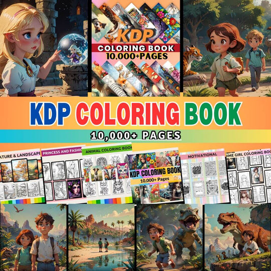 10000+ Pages Coloring Books | With Resell Rights