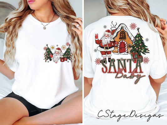 Santa Baby Digital Image PNG