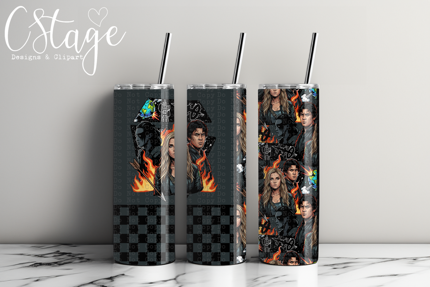 100 Tumbler Wrap Digital Image PNG