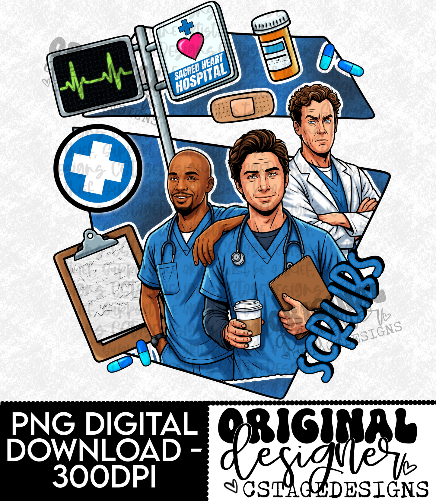 Scrub Digital Image PNG