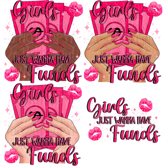 Girls just wanna have funds bundle digital image