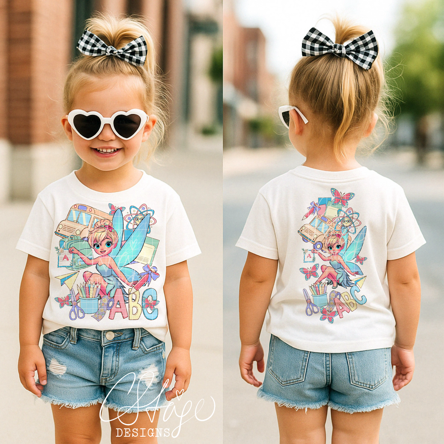 Back to School Tink Digital Image PNG