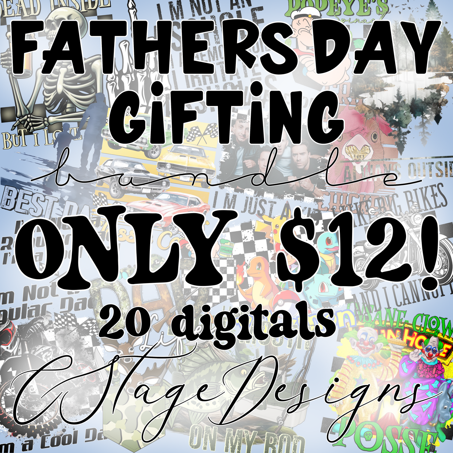 Father’s Day gifting bundle digital images png
