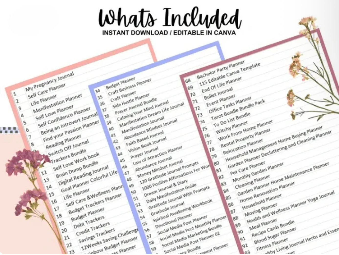 15,000+ Pages PLR Planners, Journals, Trackers | Monster Template Bundle with Resell Rights (ON SALE!)
