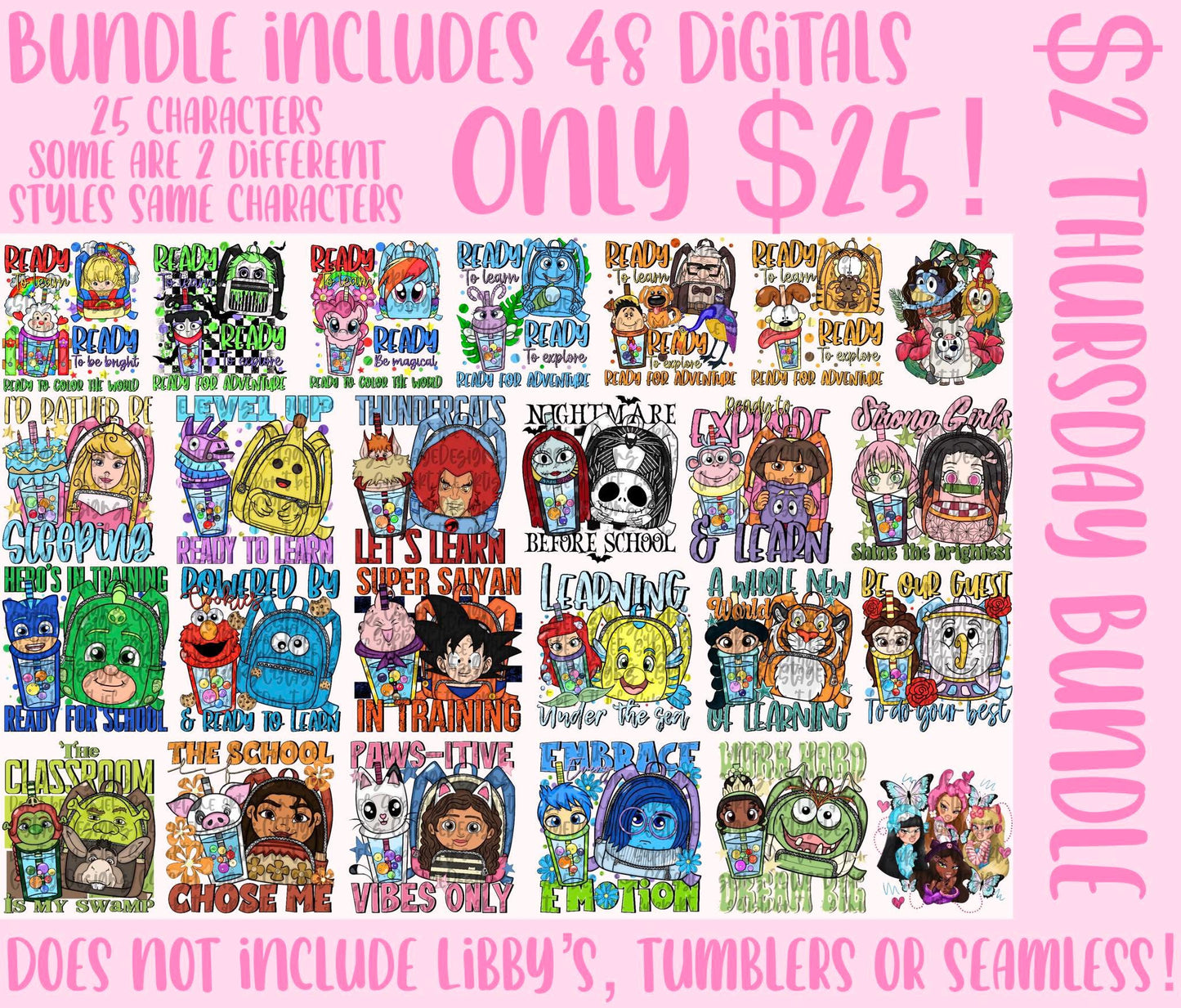$2 Thursday Bundle Digital Image PNG