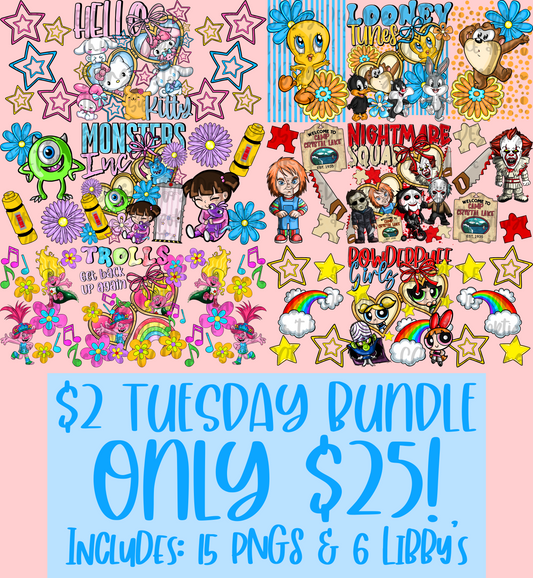 $2 Tuesday Bundle 2/19/26 Digital Images PNG