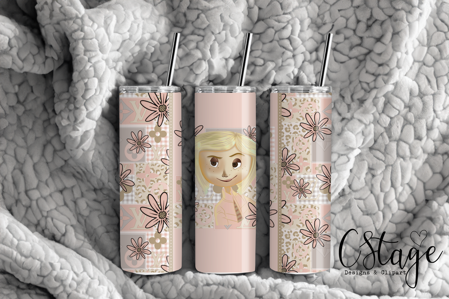 Cora-line Tumbler Digital Image PNG