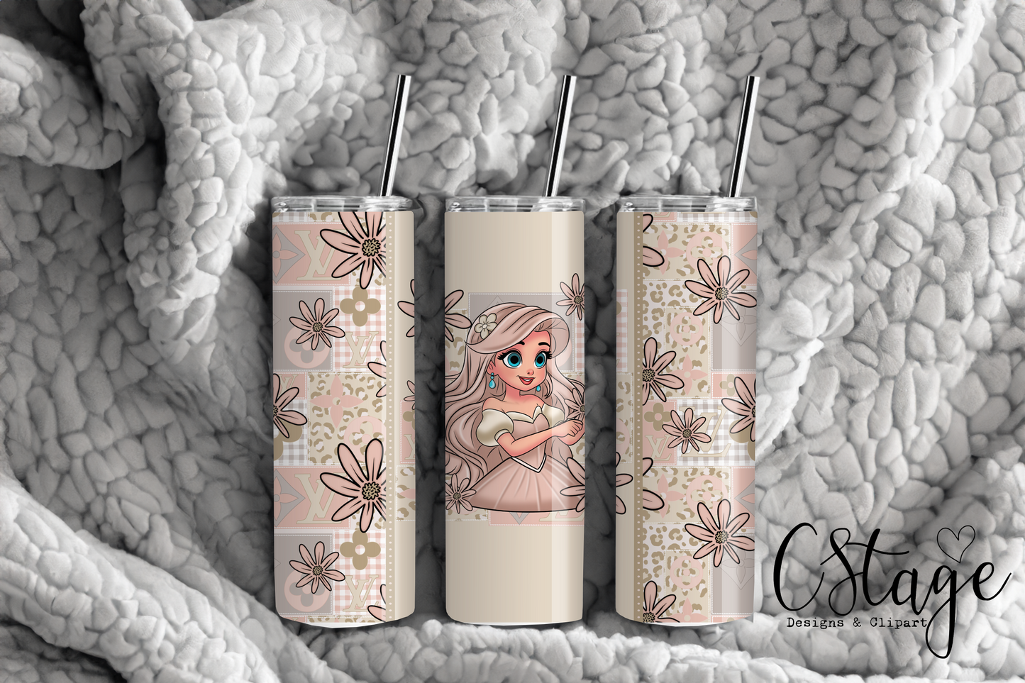Ariel Tumbler Digital Image PNG