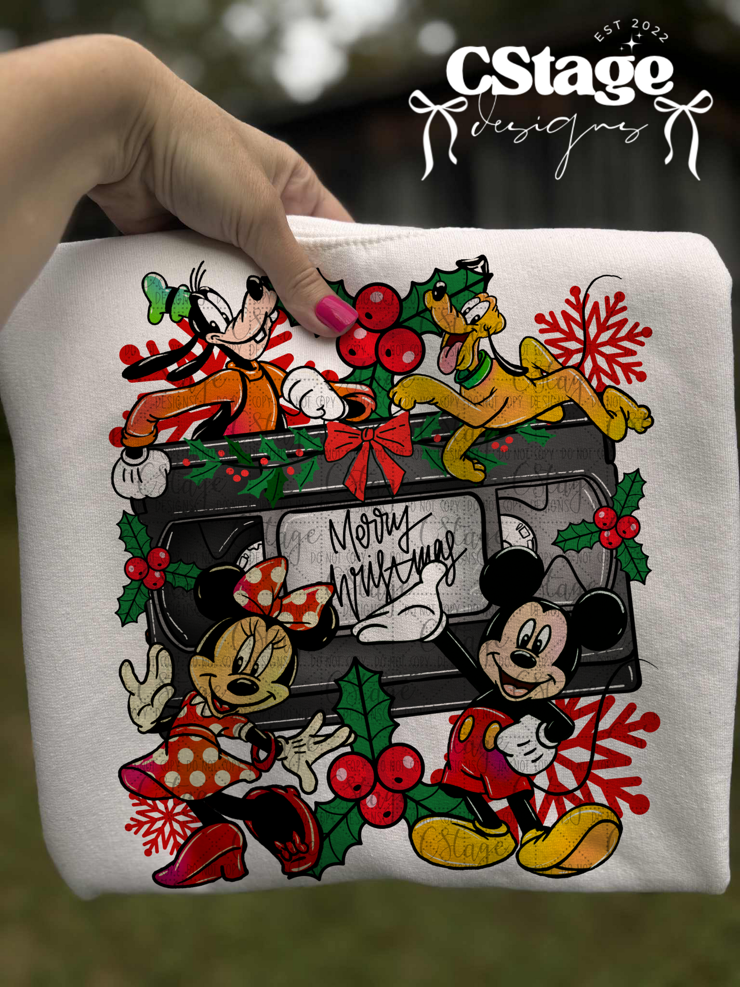 Mick Christmas Digital Image PNG