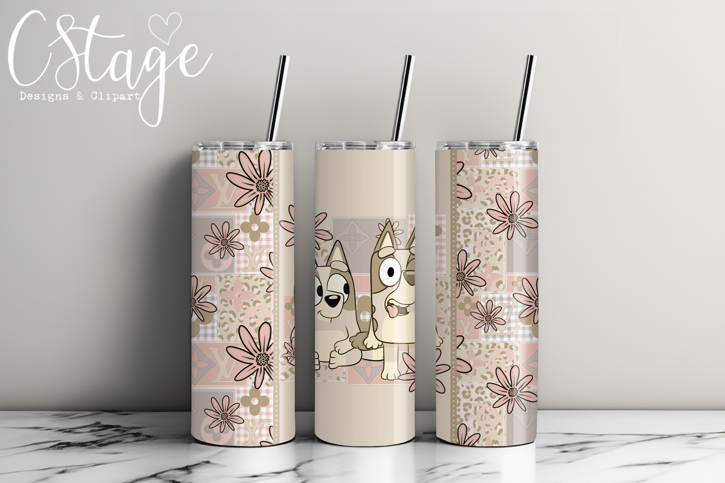 Blue Tumbler Digital Image PNG