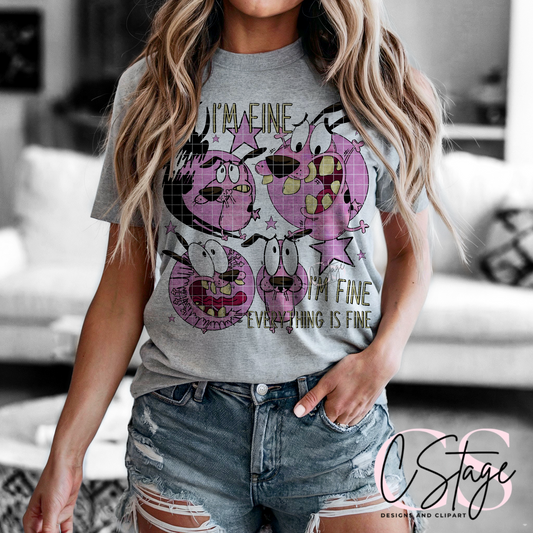 I'm Fine Digital Image PNG