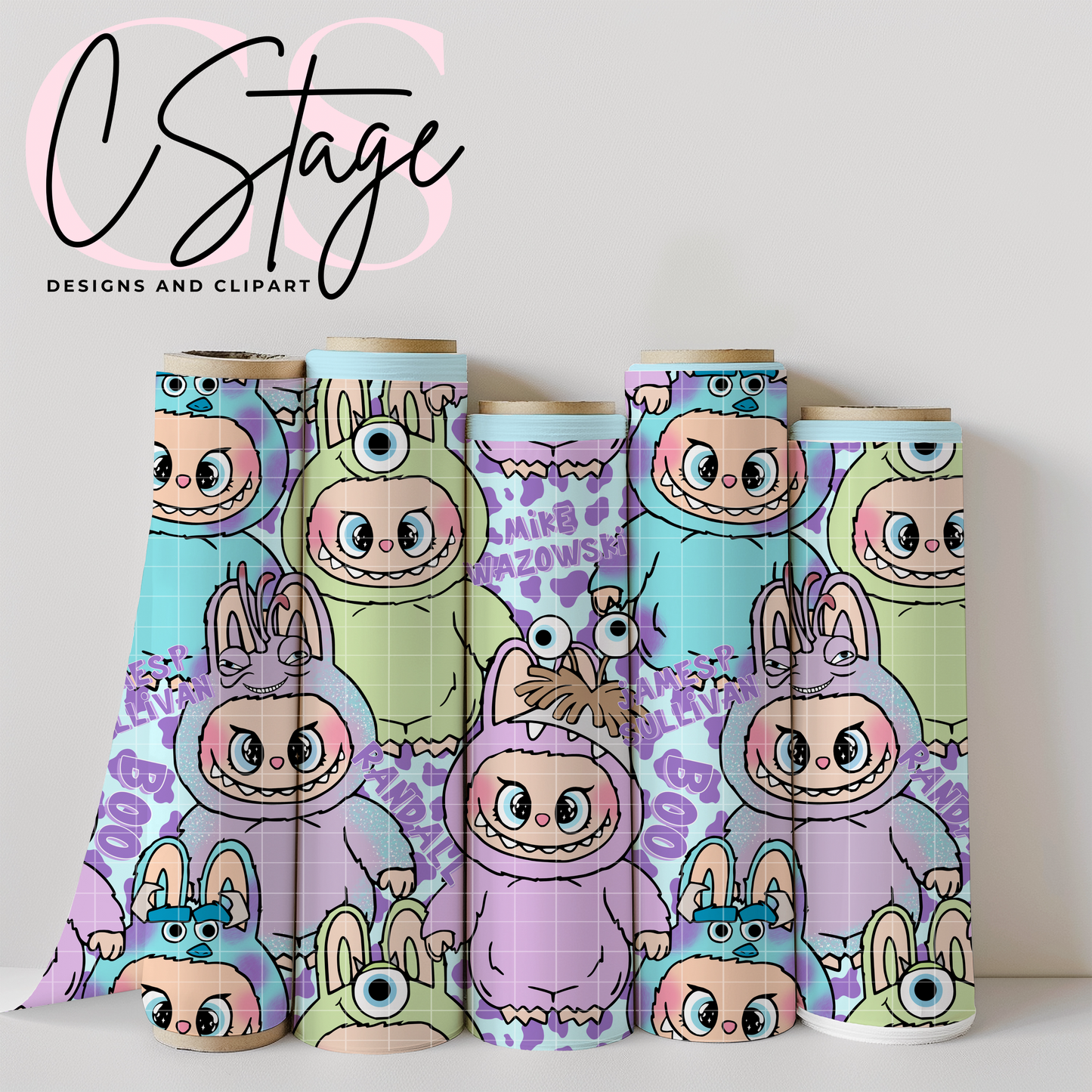 Monster seamless Digital Image PNG