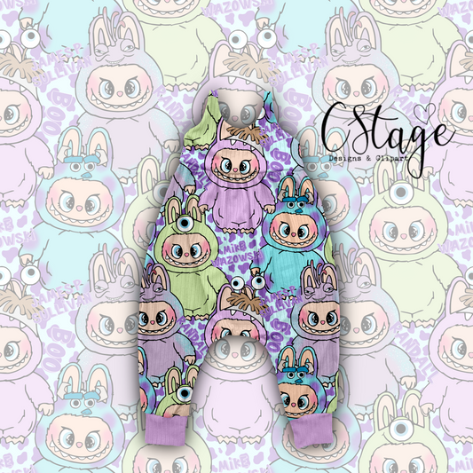 Monster seamless Digital Image PNG