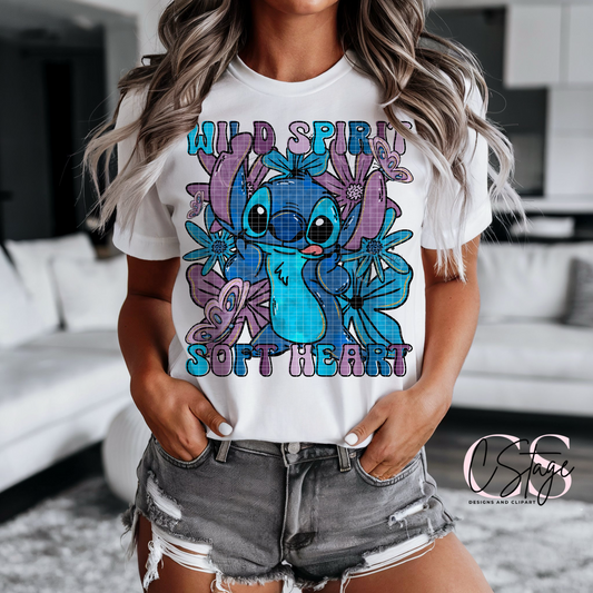 Wild Spirit, Soft Heart Digital Image PNG