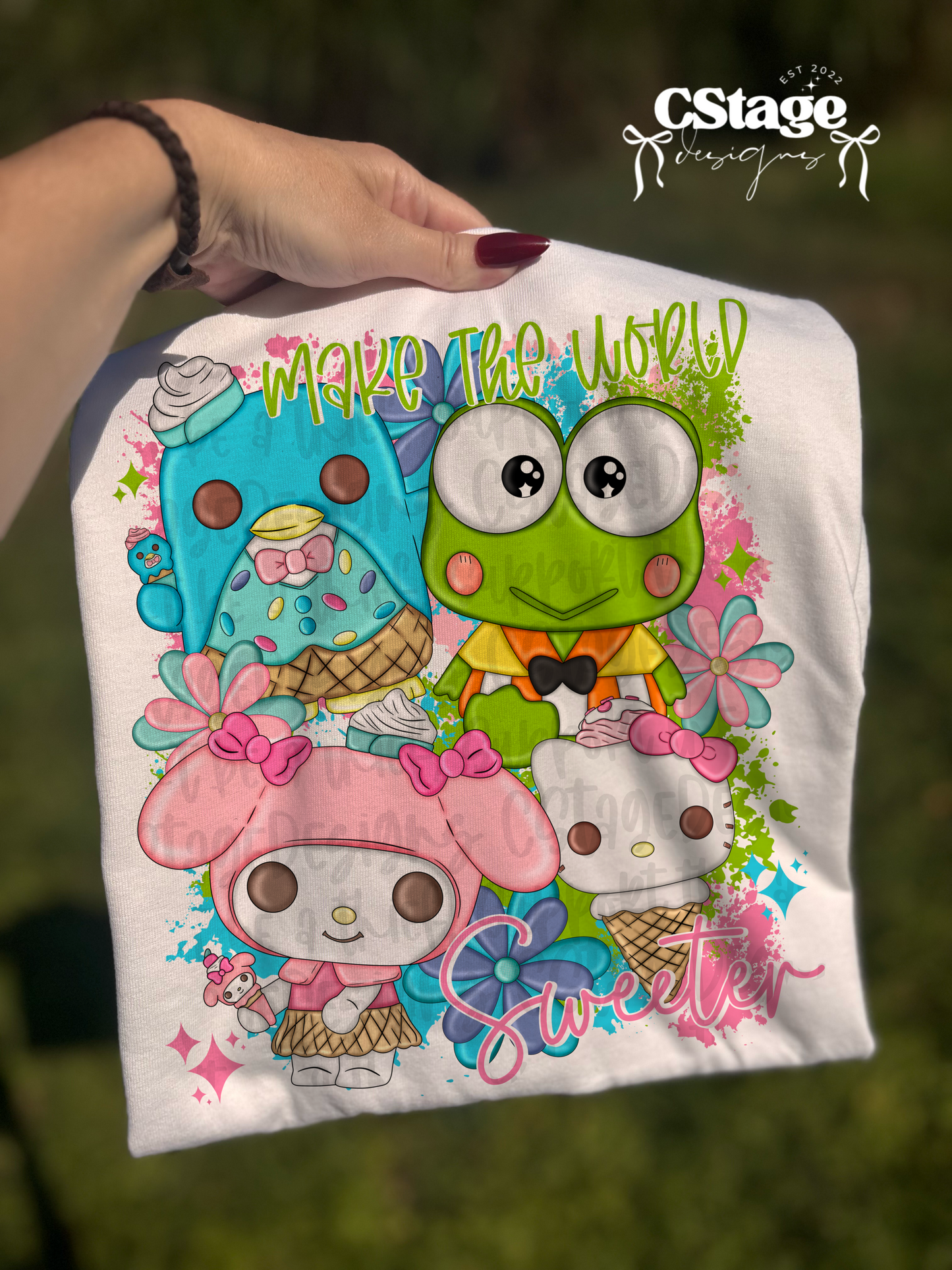 Make The World Digital Download PNG