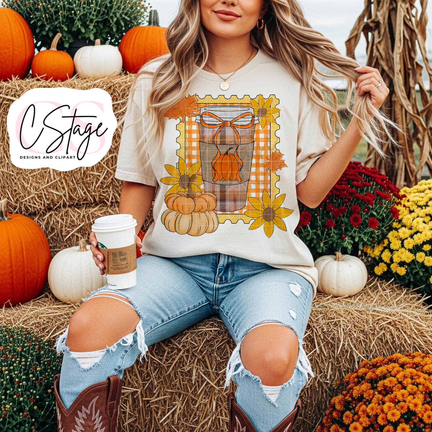 Pumpkin Fall Digital Image PNG