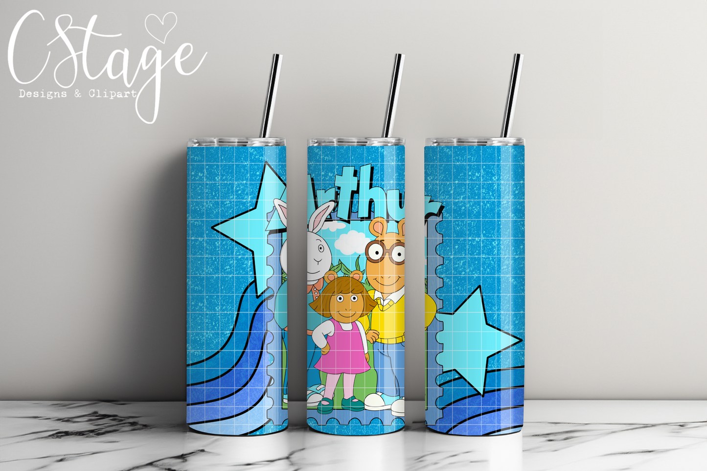 Art 20oz Tumbler digital image png