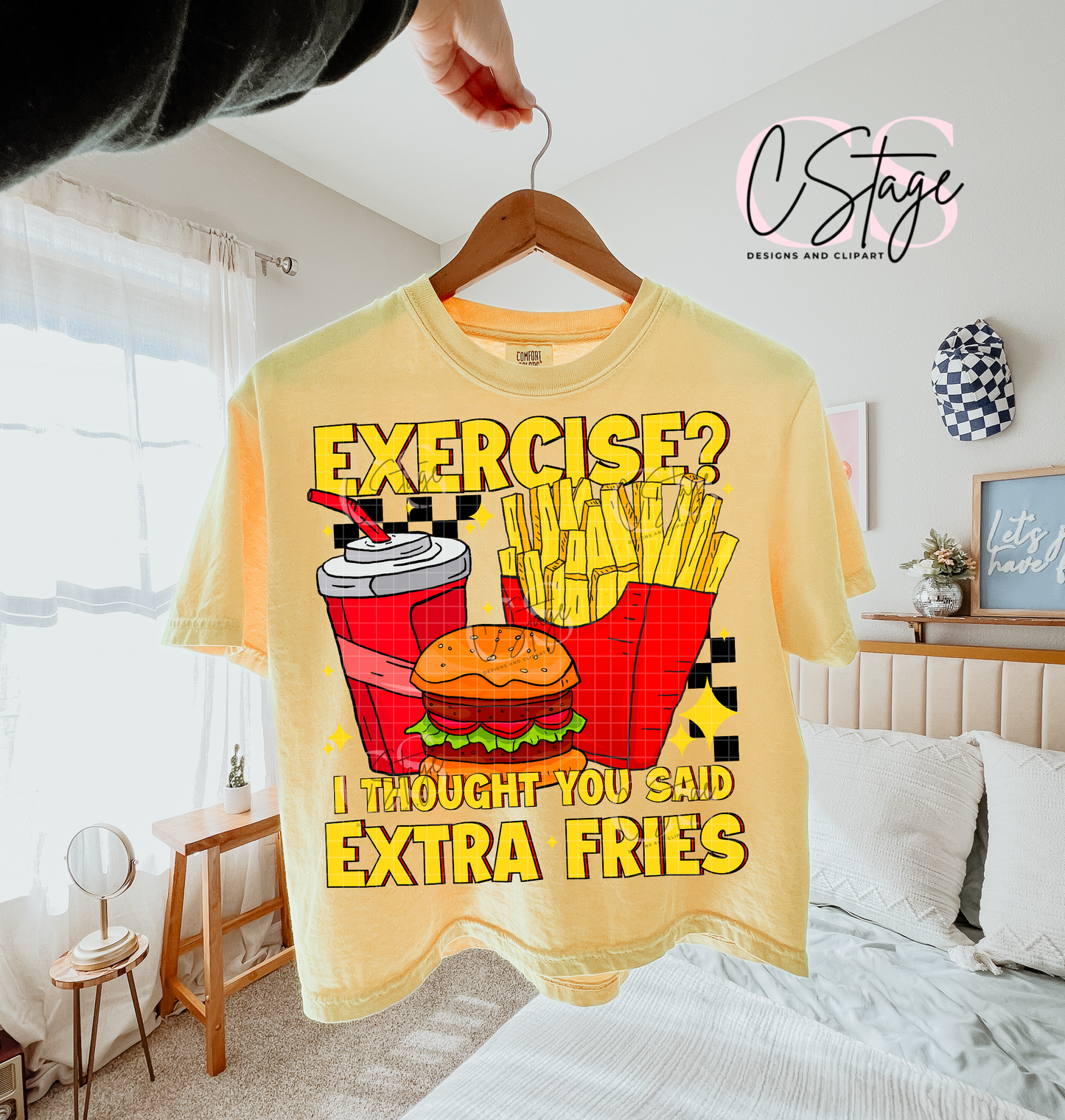 Extra Fries Digital Image PNG
