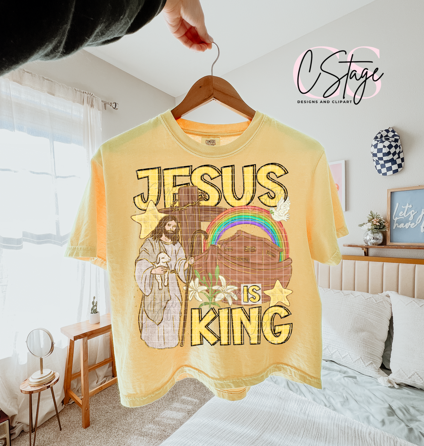 Jesus is King Digital Image PNG