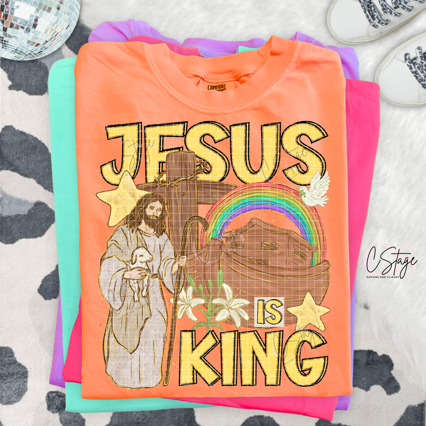 Jesus is King Digital Image PNG