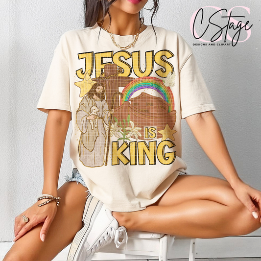 Jesus is King Digital Image PNG