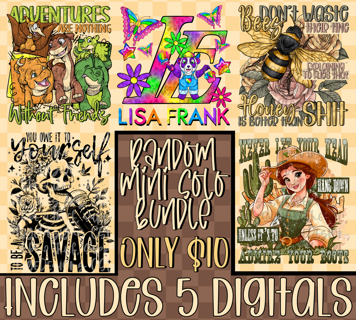 Random Solo Bundle Digital Images PNG