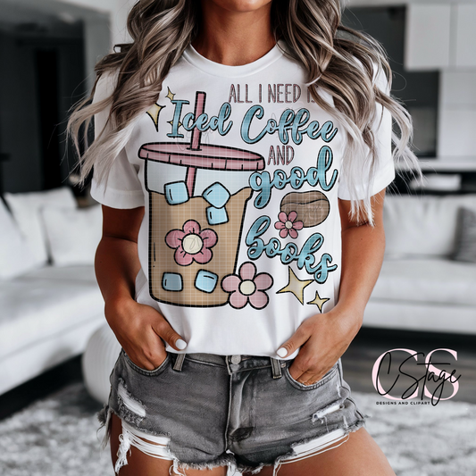 Iced Coffee Digital Image PNG