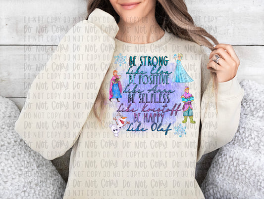 be strong like elsa png