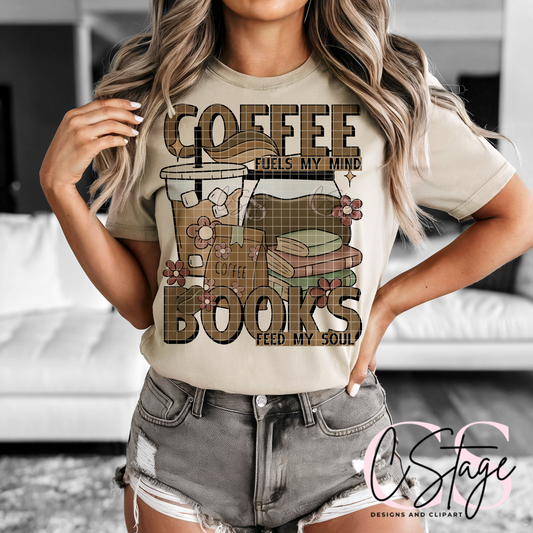 Coffee & Books Digital Image PNG