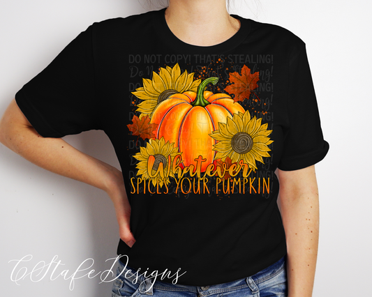 Whatever spices your pumpkin digital image PNG