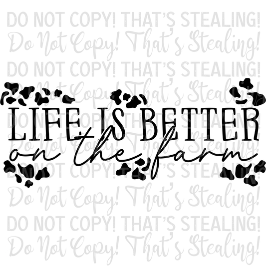 Life is better on the farm Bundle Digital Images PNG
