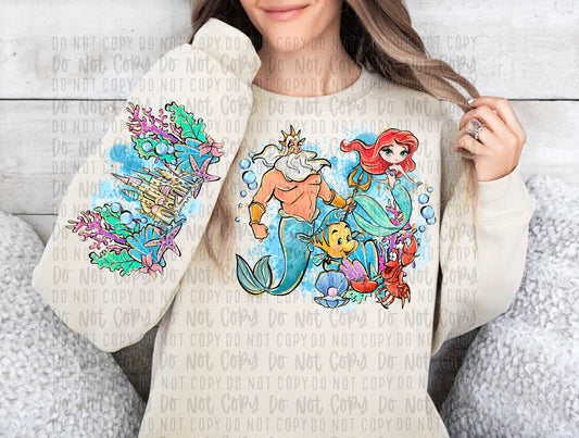 mermaid with sleeve png