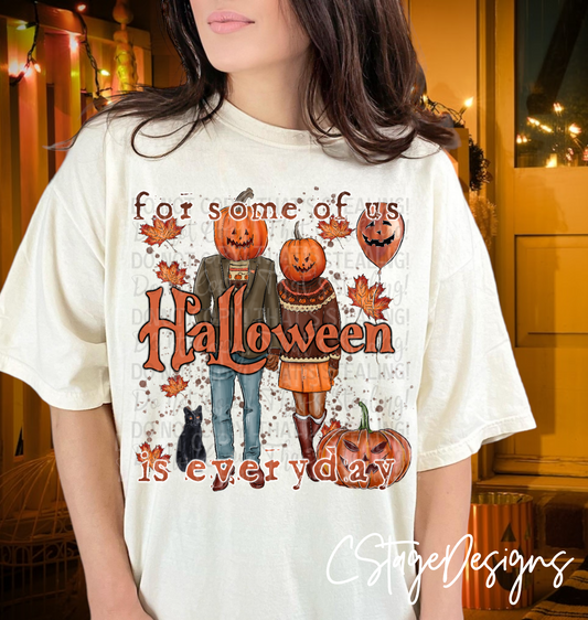 (Dark Skin) For some of us Halloween is everyday Digital Image PNG