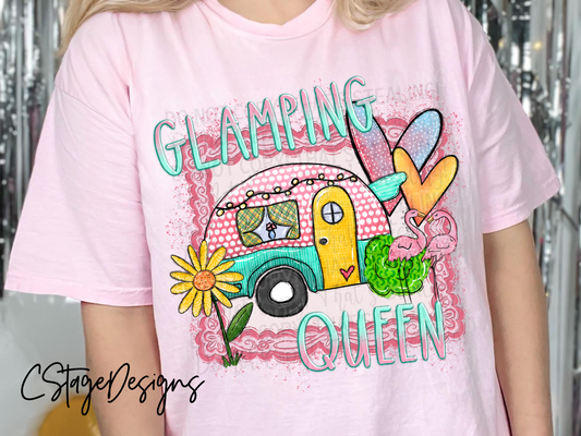 Glamping Queen Digital Image PNG