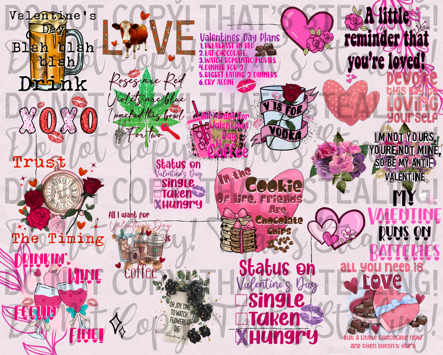 Anti-Valentine/Valentine Digital Images PNG