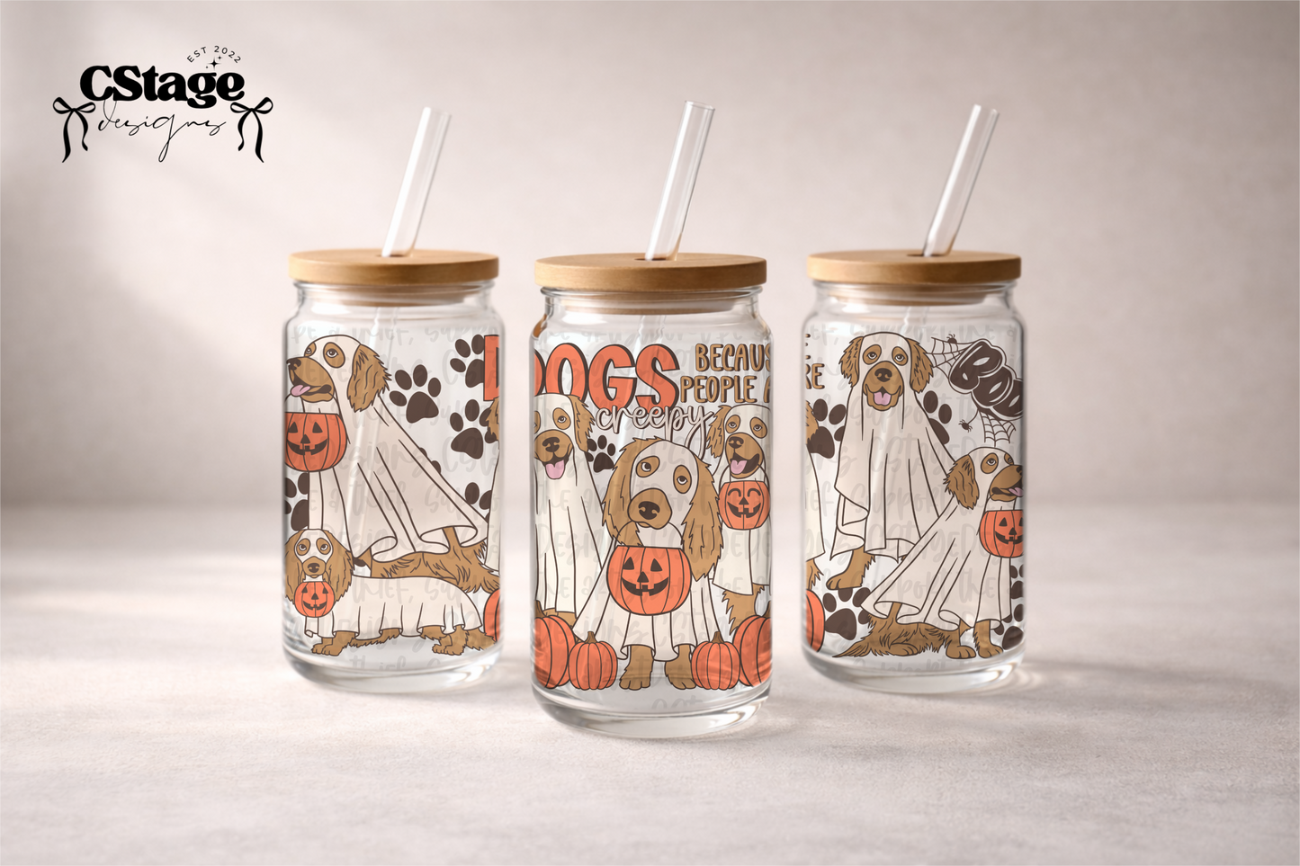 Dogs because people are creepy Libby Wrap Digital Image PNG