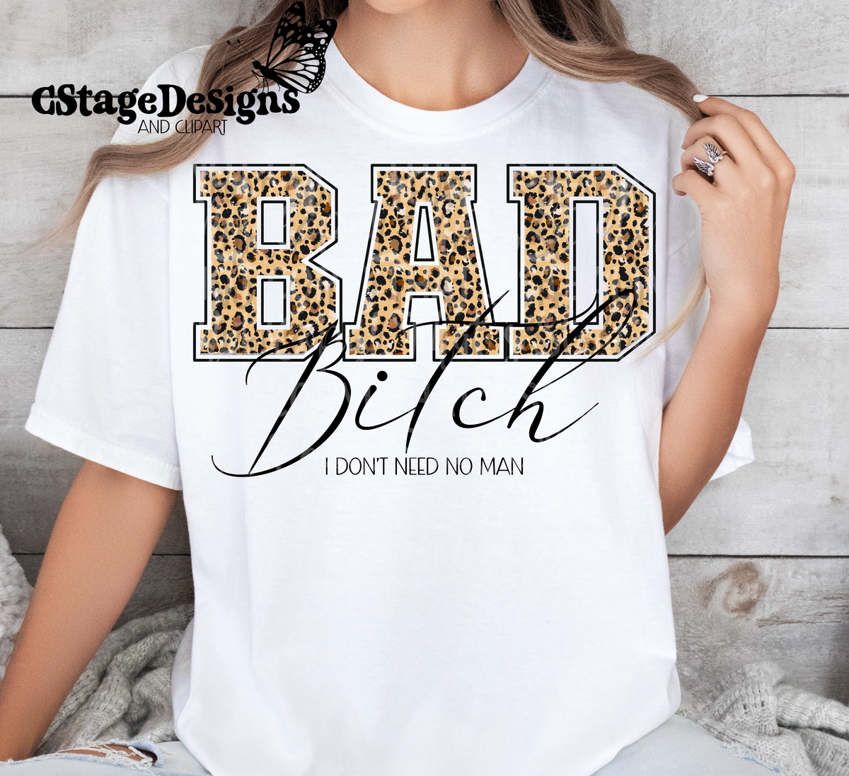 Bad B I don’t need no man digital image png