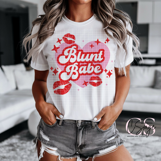 420 Blunt Babe Digital Image PNG