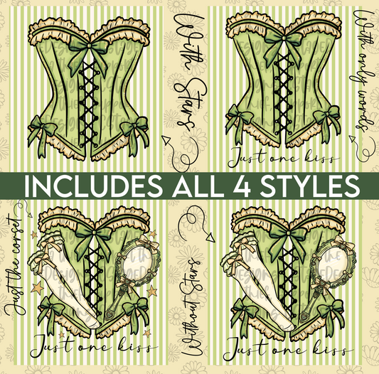 Ti-ana corset Digital Image PNG (INCLUDES 4 DIFFERENT STYLES! YOU CAN TAKE OFF THE WORDS IF NEEDED!)