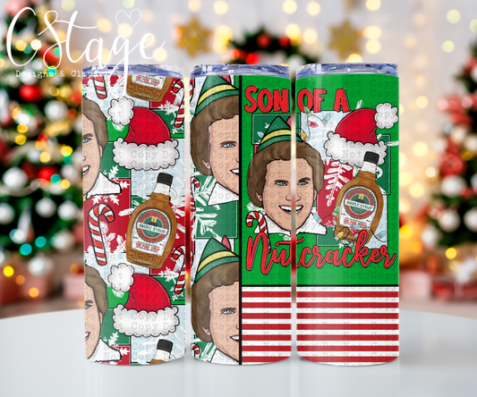 Son of a nutcracker tumbler wrap digital image png