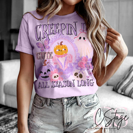 Creepin’ it Cute Digital Image PNG
