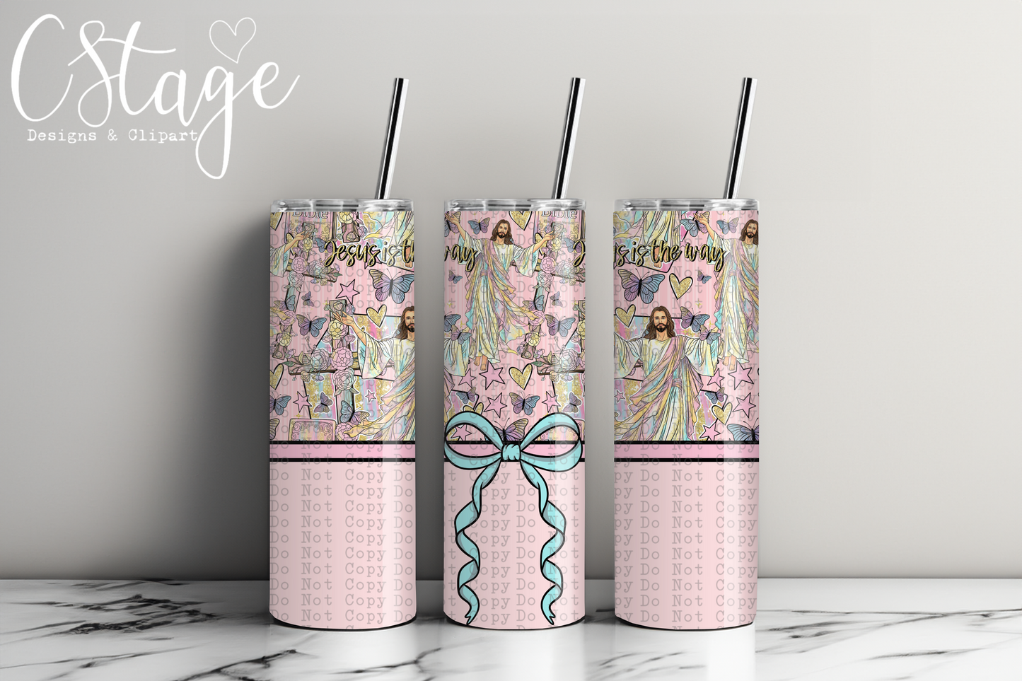 Jesus Tumbler Wrap Digital Image PNGe