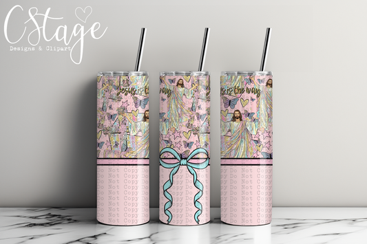Jesus Tumbler Wrap Digital Image PNGe