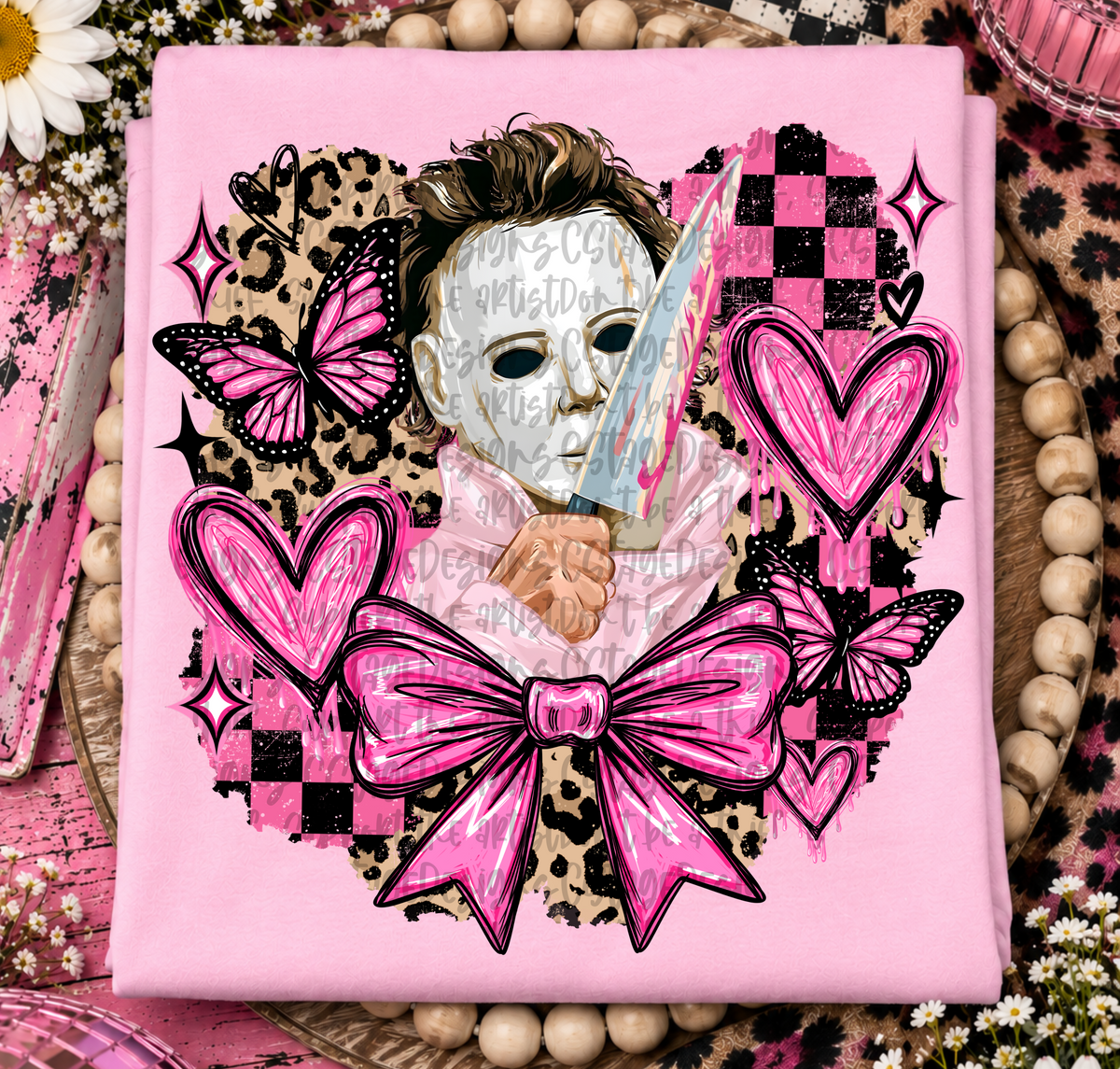 Pinks Grunge Character Digital Image PNG